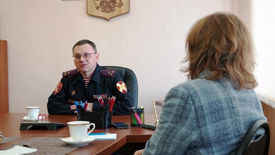 Начальник управления Росгвардии по Архангельской области встретился с главными редакторами печатных СМИ
