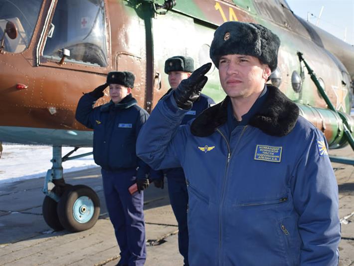 В Иркутске авиационная эскадрилья Росгвардии отметила 40-летний юбилей 