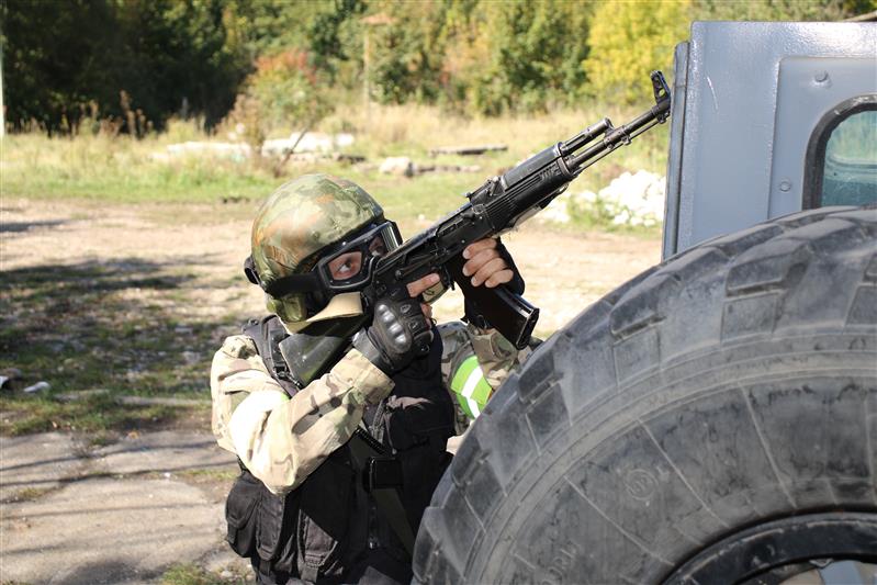 В Северной Осетии прошло тактико-специальное занятие  СОБР Росгвардии