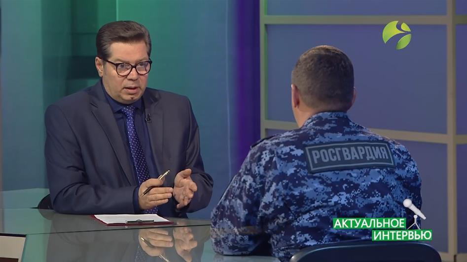 На Ямале офицер Росгвардии  стал участником программы на канале окружной телерадиокомпании «Ямал-Регион»