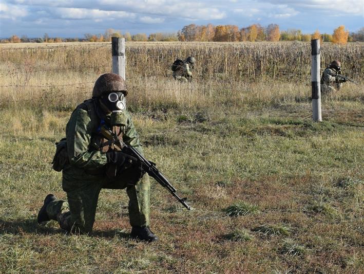 С личным составом рубцовского полка Росгвардии проведен комплекс занятий в полевых условиях