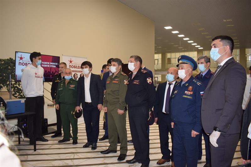 Представители Росгвардии стали гостями фестиваля юнармейцев в Дагестане