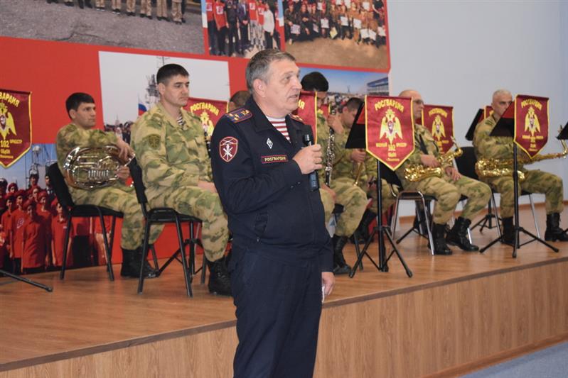 Представители Росгвардии стали гостями фестиваля юнармейцев в Дагестане