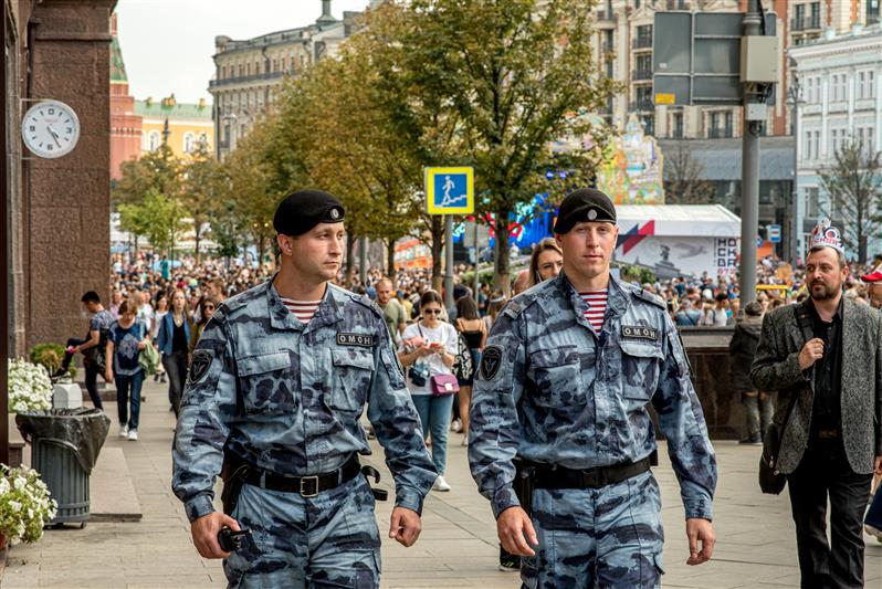 Московский ОМОН Росгвардии отмечает 33-летие