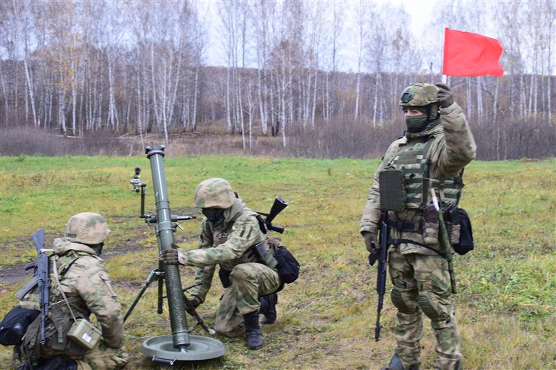 Артиллеристы отряда спецназа «Ермак» Росгвардии закрепили профессиональные навыки 