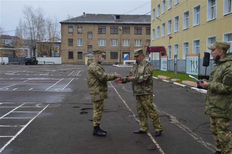 Центр подготовки личного состава Северо-Западного округа Росгвардии отметил годовщину образования