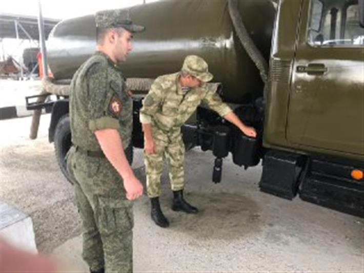 Курсанты военной академии имени генерала армии А.В. Хрулёва завершили стажировку в грозненском соединении Росгвардии
