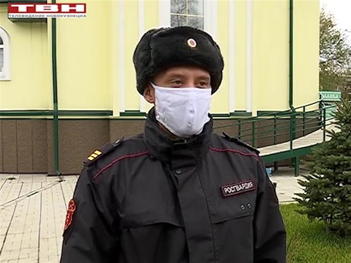 Кузбасские росгвардейцы помогли уберечь имущество церкви (видео)