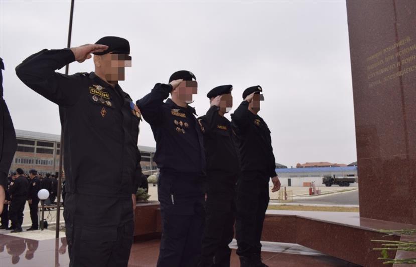 Каспийский ОМОН отметил годовщину образования отряда