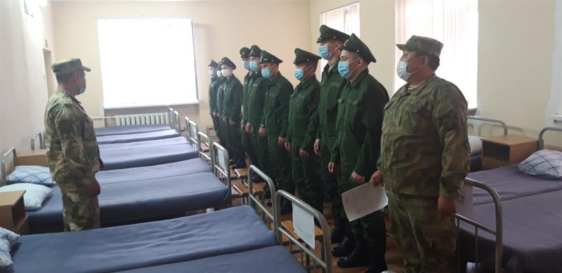 В Калмыкии новобранцев осеннего призыва отправили в войска Росгвардии