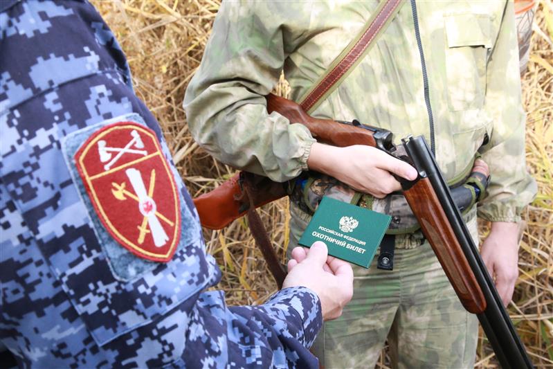 В Мордовии Росгвардия проводит мероприятия по проверке соблюдения гражданами правил охоты