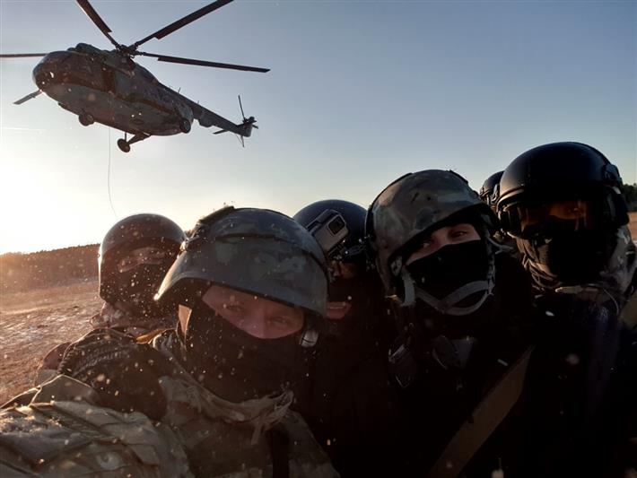 Сотрудники двух ОМОН Управления Росгвардии по Иркутской области отметили День отряда