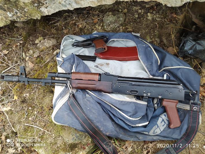 При участии Росгвардии в Дагестане обнаружен схрон оружия