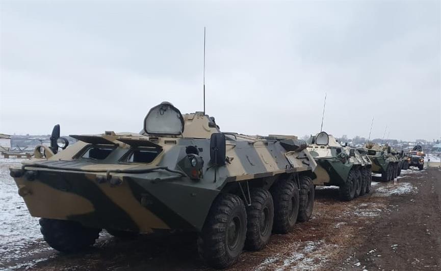 В омском центре подготовки личного состава Росгвардии состоялась итоговая аттестация водителей БТР