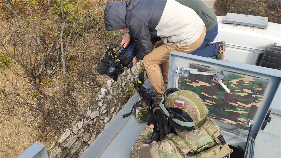 Севастопольские тележурналисты познакомились с аспектами профессиональной подготовки бойцов СОБР (видео)