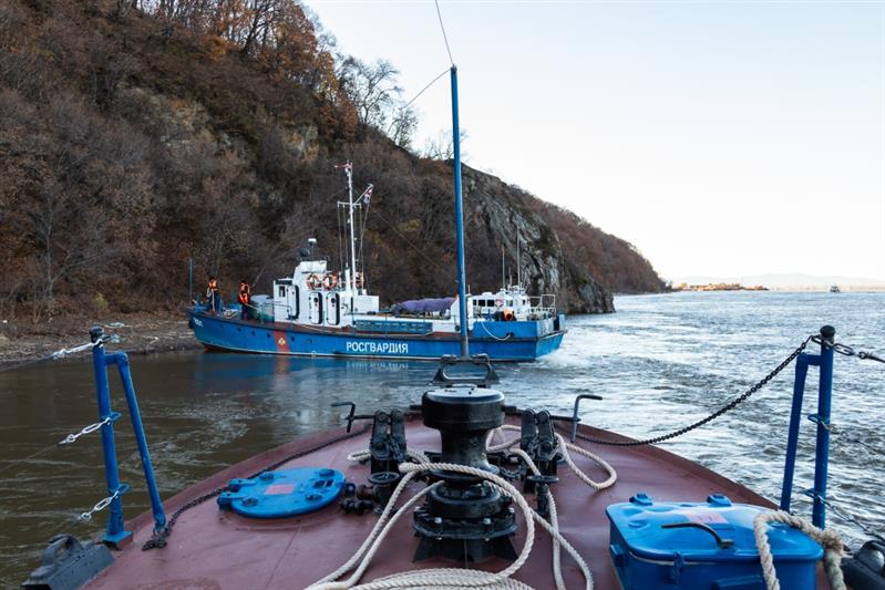 Экипажи катеров морского отряда Росгвардии завершили участие в оперативно-профилактическом мероприятии 