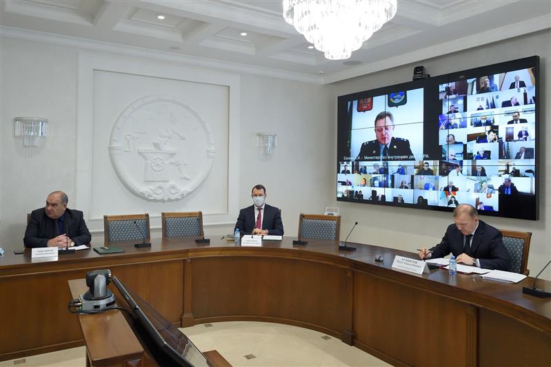 Представитель Росгвардии принял участие в заседании антитеррористической комиссии в Адыгее