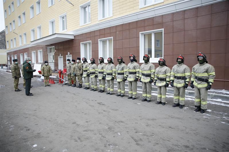 В Москве прошел смотр готовности подразделений  пожарно-технического надзора Росгвардии
