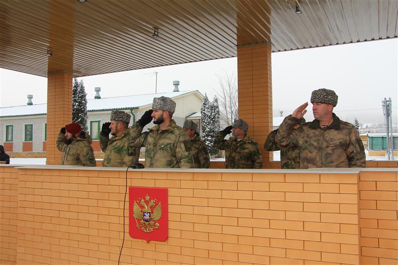 В Чеченской Республике новобранцы Росгвардии присягнули на верность Отечеству