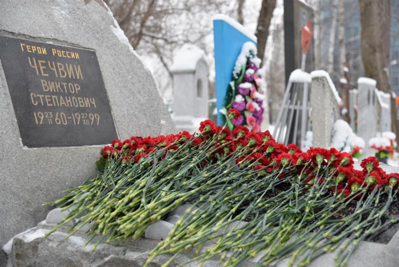 Память Героя России Виктора Чечвия почтили в екатеринбургском ОМОН Росгвардии