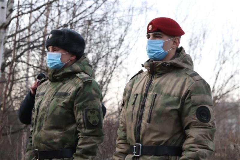 Военнослужащие отряда спецназа «Ратник» Росгвардии почтили память погибших в ходе первой чеченской кампании
