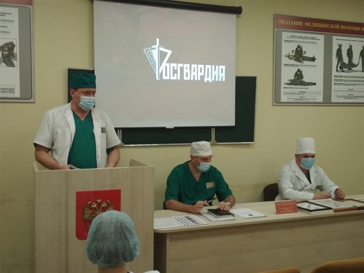 В 3-м военном госпитале Росгвардии подвели итоги уходящего года  и поздравили врачей и пациентов с наступающими праздниками