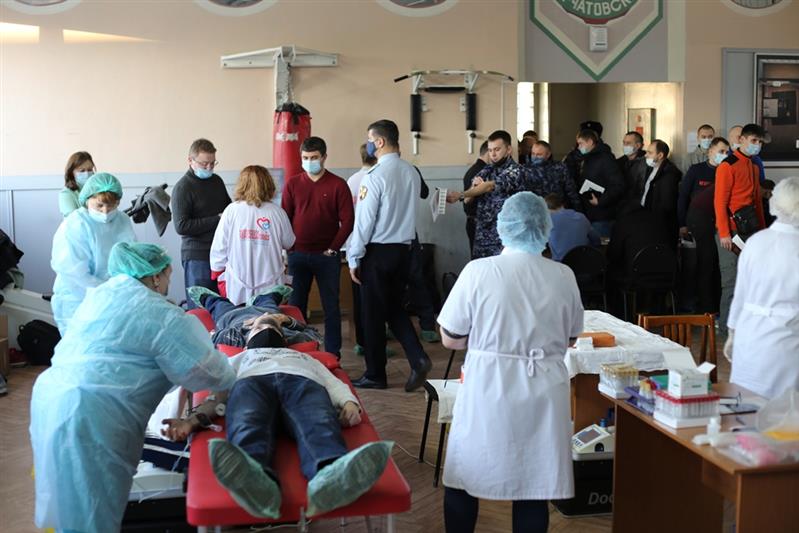 Сотрудники Росгвардии поддержали донорское движение в Челябинске