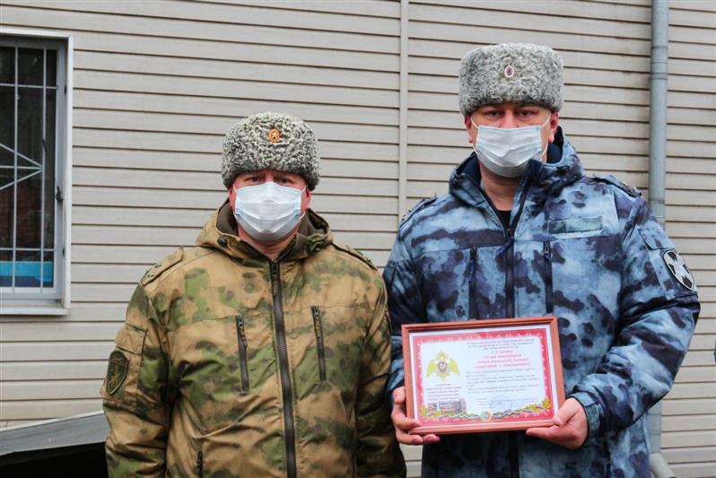Бойцы новочеркасского ОМОН Росгвардии отметили 27-летие отряда