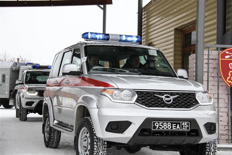 В Кузбассе росгвардейцы получили новые патрульные автомобили