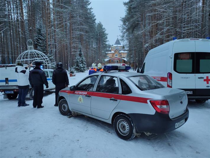Росгвардейцы приняли участие в межведомственной тренировке в вотчине Деда Мороза