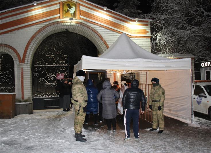 На Северном Кавказе Росгвардия обеспечила общественный порядок и безопасность в Крещение