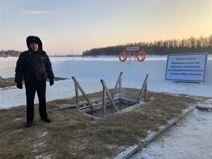 В Уральском округе Росгвардия обеспечила правопорядок и общественную безопасности в Крещение 