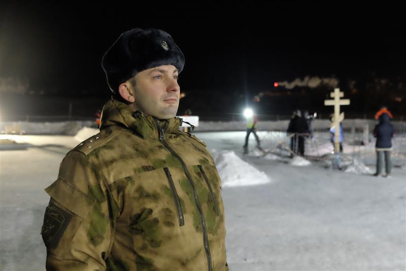 Росгвардейцы Северо-Западного округа обеспечили безопасность граждан во время празднования Крещения Господня