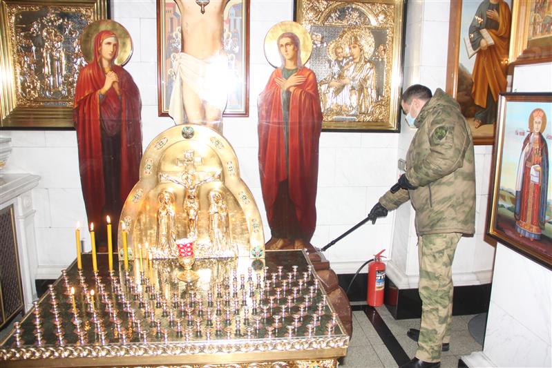 В Приволжье росгвардейцы обеспечили безопасность празднования Крещения Господня