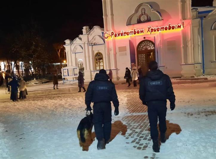 На Урале Росгвардия обеспечила правопорядок и общественную безопасность рождественских мероприятий