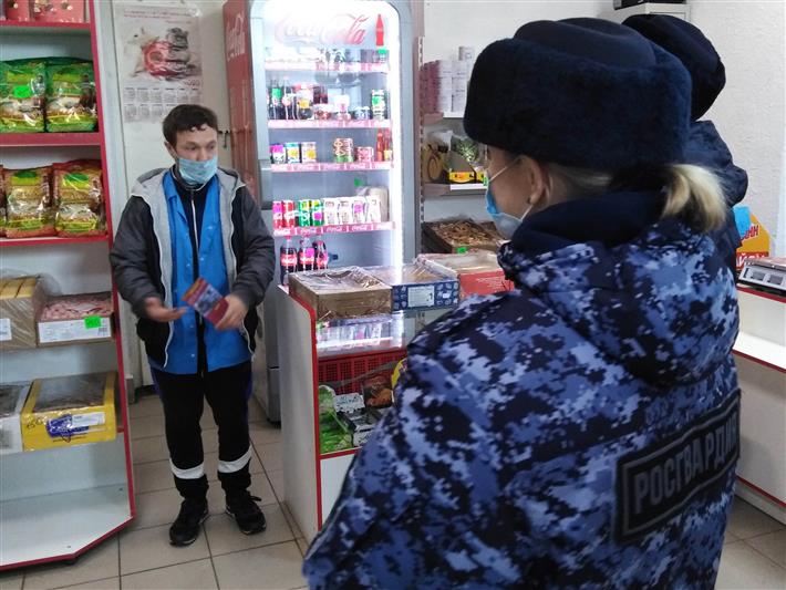 В Зауралье Росгвардия призывает завершить новогодние праздники безопасно
