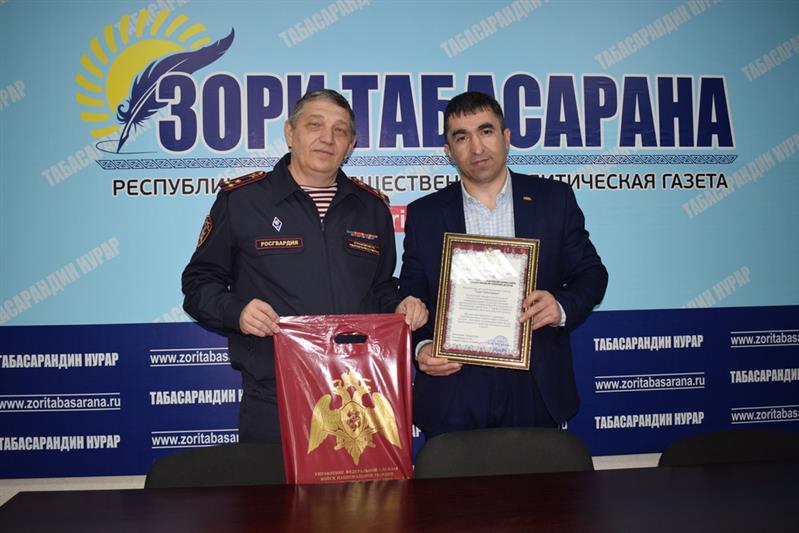 В Северо-Кавказском округе Росгвардии поздравили журналистов с профессиональным праздником