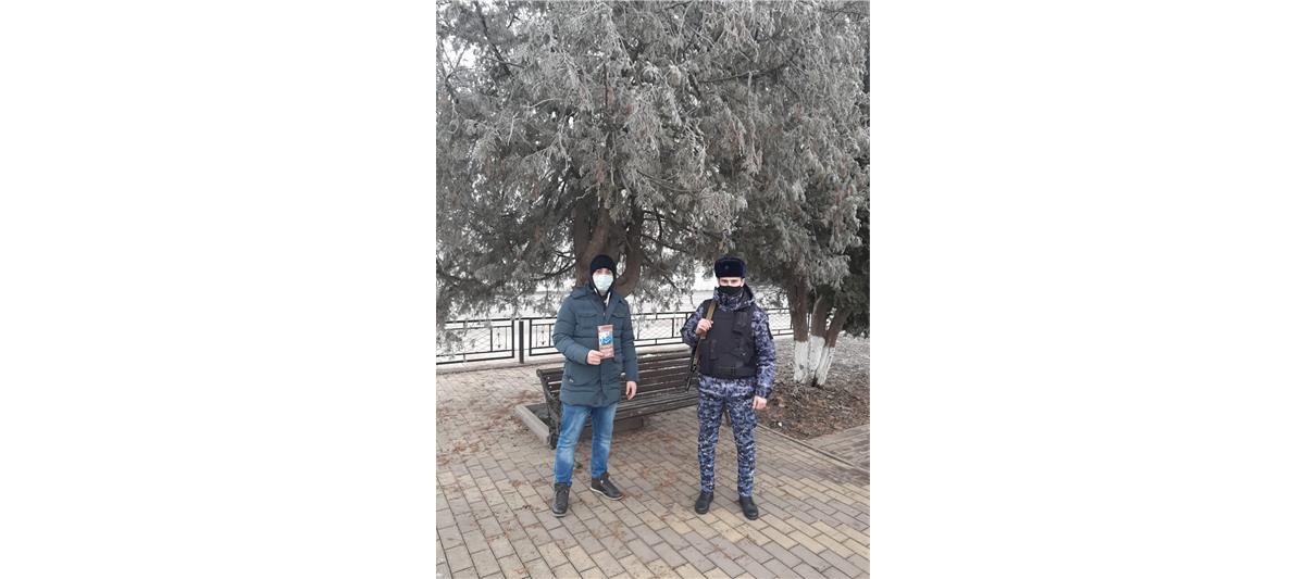 В Ингушетии росгвардейцы присоединились к акции «Безопасный Новый год»