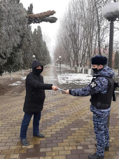 В Ингушетии росгвардейцы присоединились к акции «Безопасный Новый год»