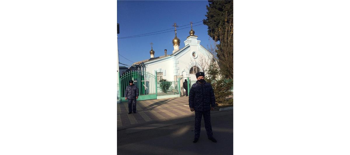На Северном Кавказе Росгвардия обеспечила охрану общественного порядка в период празднования Рождества Христова