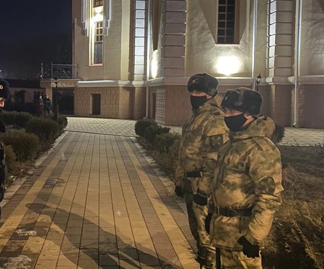 На Северном Кавказе Росгвардия обеспечила охрану общественного порядка в период празднования Рождества Христова