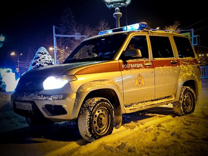 В Горно-Алтайске сотрудники Росгвардии предотвратили пожар на охраняемом объекте