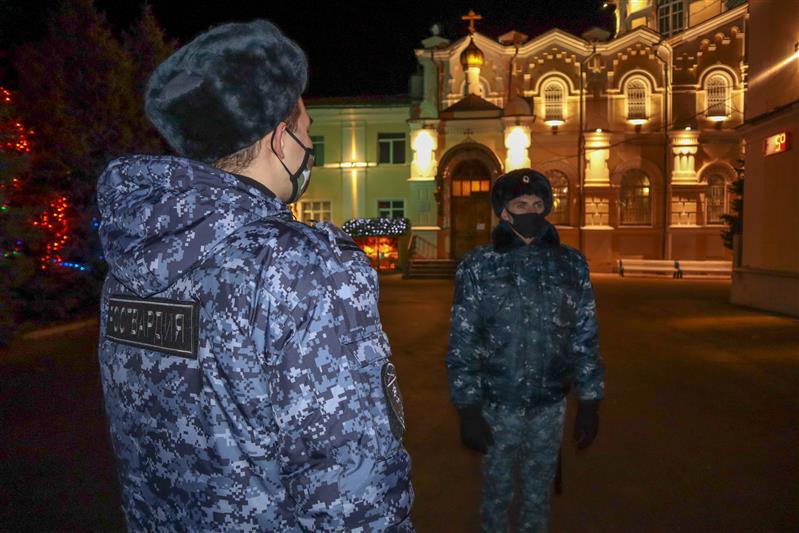 На Северном Кавказе Росгвардия обеспечила охрану общественного порядка в период празднования Рождества Христова