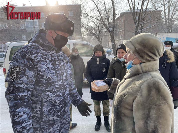 Росгвардейцы Сибирского округа приняли участие в памятных мероприятиях, посвящённых полному освобождению Ленинграда от фашисткой блокады 
