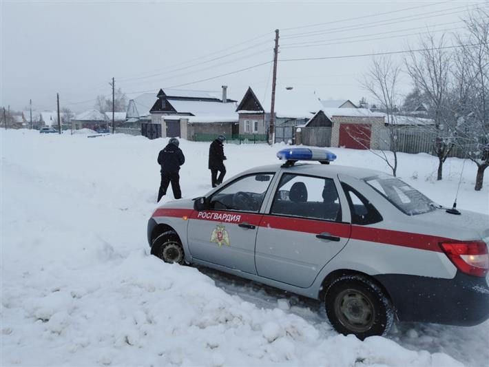 В Саратовской области сотрудники Росгвардии пресекли попытку кражи из частного дома