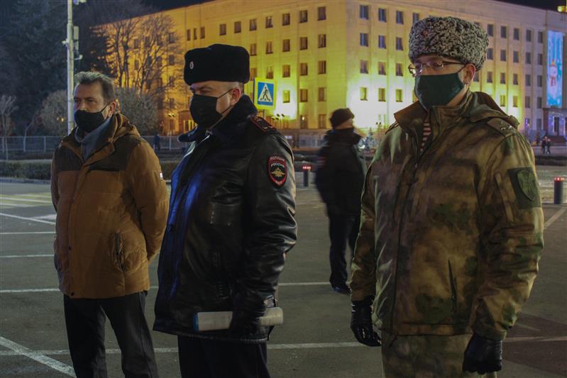 На Ставрополье сотрудники Росгвардии обеспечили общественную безопасность в новогоднюю ночь