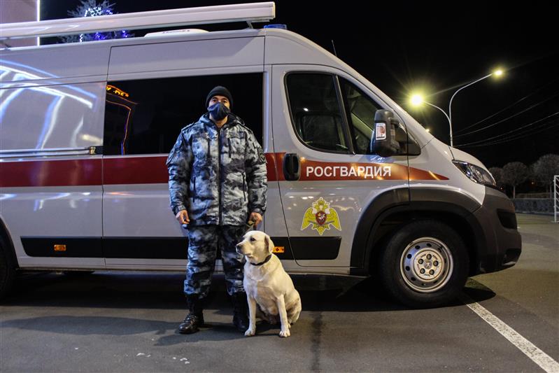 На Ставрополье сотрудники Росгвардии обеспечили общественную безопасность в новогоднюю ночь