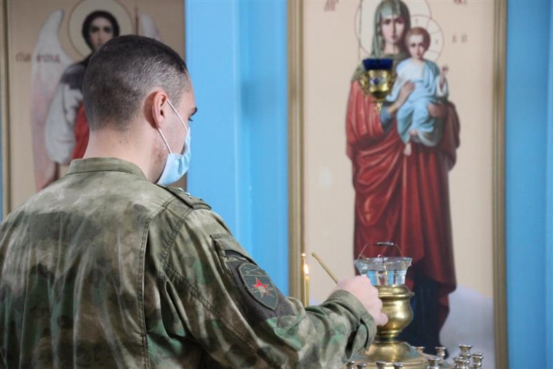 Военнослужащие Росгвардии встретили  Рождество Христово