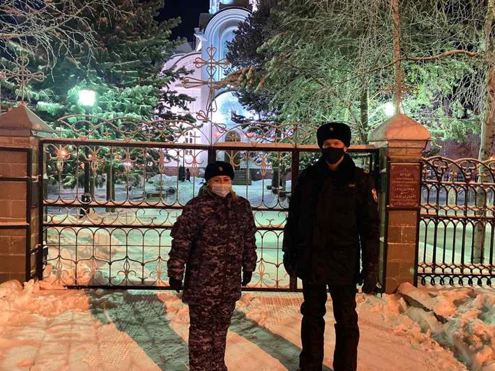 На Урале Росгвардия обеспечила правопорядок и общественную безопасность рождественских мероприятий