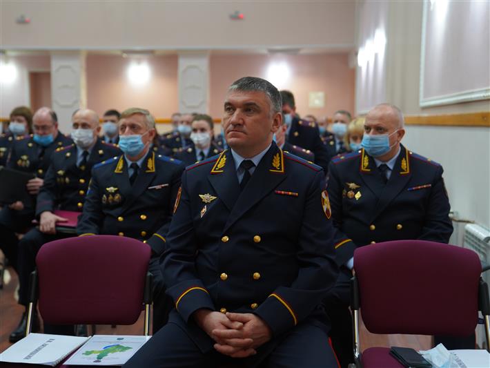 Начальник Управления Росгвардии по Иркутской области генерал-майор Алексей Сапожников принял участие в заседании коллегии ОВД